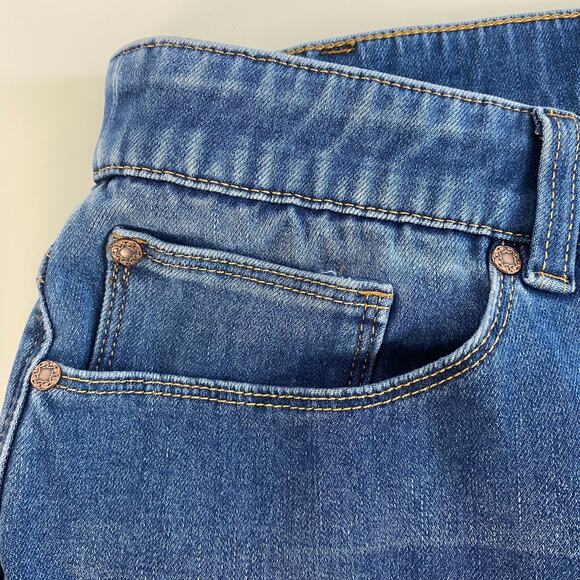 Soft‎ Surroundings Ultimate Denim Pull On Shorts Women 1X Blue Comfort Waist NWT - Picture 4 of 10